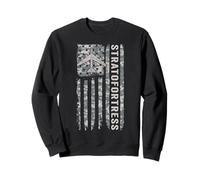 B-52 Stratofortress Bandera Americana Camo Militar B-52 Sudadera