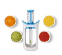 B a b y Food Maker para b a b y Bolsa Maker Capacidad Estación de compresión Bolsas de almacenamiento de alimentos portátiles reutilizables para exteriores (Blue)