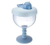 B aby - Vaso con tapa, a prueba de fugas y portátil, 8,5 x 8,5 x 13 cm, taza para beber, taza de entrenamiento, marcas de medición, para fiestas de viaje en casa