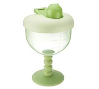 B aby - Vaso con tapa, a prueba de fugas y portátil, 8,5 x 8,5 x 13 cm, taza para beber, taza de entrenamiento, marcas de medición, para fiestas de viaje en casa