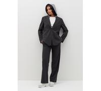 B.ANGEL, Blazer Con Capucha, Mujer, Blanco/gris, Talla: 36