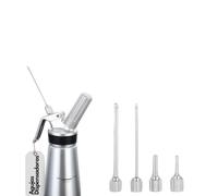 B-ARS Pack de Boquillas Dispensadoras de Nata-Boquillas Sifon Cocina Espumas-Agujas Dispensador Crema Batida-Bocas Sifon de Nata-Boquillas Dispensadoras Nata Batida.