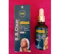 B.B clear serum aclarante antimanchas a base de AHA y ácidos de frutas intensas aclarantes