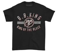 B.B. King Men's King of The Blues 2012 Tour Unisex 100% Cotton Short-Sleeve T-Shirts Black XXL