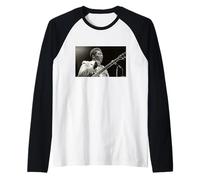 B.B. Rey del Blues con Lucille En Vivo por Dick Barnatt Camiseta Manga Raglan