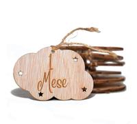 B. BachVibes - Emblemi per bambini in legno - Set con 14 dischi mensili - Ideale per foto di neonati e regalo per baby shower (Italiano)