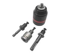 B Baosity 1 Juego Adaptador Portabrocas Herramientas Convertidor Accesorios Aleación para Taller Garaje Máquina de Perforar Adecuado para Carpintería Hogar, Sin Llave de Mandril