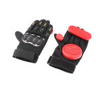 B Baosity 1 Par Skateboard Guantes Protectores para Manos Muñequera Reforzada Tela de Poliéster Elástica Soporte en Frenado Adecuado para Patinadores y, Rojo