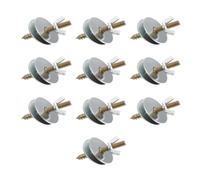 B Baosity 10 Piezas Tornillos para Posaderos de Jaula de Pájaros Tornillería con Tuercas Y Arandelas Fijación Firme de Perchas Metal Resistente Adecuado para Ja, Lavadora Doble