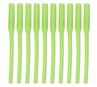 B Baosity 10 Piezas Tubos Fluorescentes Luminiscentes Anti Varilla Resistente con Clip para Punta de Caña Adecuado para Pesca de Noche Pesca Temprana, Verde