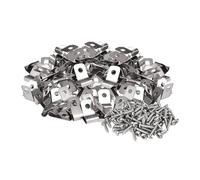 B Baosity 100 Clips de Alambre para, Resistentes Y Fáciles de Instalar, para Casas Familiares Y Ranchos.