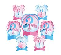 B Baosity 100 Piezas Decoraciones Fiesta Ornamientos Set Revelación de Género Confeti Papel Ornamental Suministros Versátiles Adecuado para Cumpleaños Celebraci, 7 Uds.