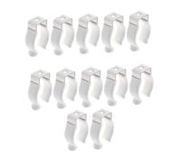B Baosity 12 Piezas Clips para Tubo LED Soporte U Portalamparas Abrazadera Montaje Evita Hundimiento en Acero Inoxidable 304 Adecuados para Electrodomésticos Of, con Envoltura para Pies