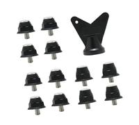 B Baosity 12 Piezas Tacos de Fútbol Repuesto para Botines Accesorios de Tornillo M5 Llave de Nylon Incluida Resistente Adecuado para Entrenamiento U, 10mm 13mm