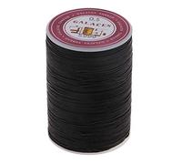B Baosity 130 Metros 0.5mm Hilo de Trenzado Hilos de Cordón Poliéster Hebra de Costura Cuerdas Artesanías Hechas a Mano - Negro