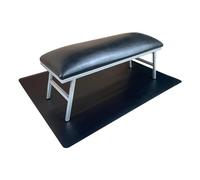 B Baosity 2 Piezas Almohada para Manicure Cojín para Manos Soporte de Mesa Antideslizante Fácil de Montar Adecuado para Salón de Uñas Hogar Regalo, Conjunto negro