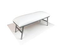 B Baosity 2 Piezas Almohada para Manicure Cojín para Manos Soporte de Mesa Antideslizante Fácil de Montar Adecuado para Salón de Uñas Hogar Regalo, Conjunto blanco