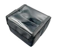 B Baosity 2 Piezas Bolsa Organizadora de Maquillaje con Compartimentos Flexibles Neceser Portátil de Gran Capacidad Material Oxford Y PVC Plegable con Visibilid, 1 Pequeño