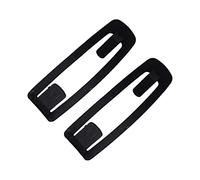 B Baosity 2X Kit Universal de Clip para Cinturón para Gafas de Esquí Y Casco, Resistente Y de Color Negro para Esquiadores.