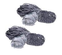 B Baosity 2X Nylon Pescadores Pesca para Peces Red de Pesca Red de Pesca Gris