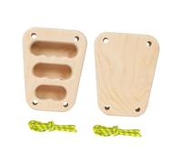 B Baosity 2X Tabla de Entrenamiento de Madera para Escalada en Roca, Presas para Dedos, Ejercicios para La Parte del Cuerpo, Colgar