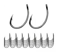 B Baosity 2x50 Uds. Anzuelos de Pesca con Mosca con Púas, Anzuelos para Atado de Moscas, Versátiles para Señuelos de Pesca, Suministros de Pesca, Anzuelos para