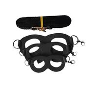 B Baosity 3 Piezas Arnés para Hámster Chaleco con Correa para Animales Pequeños Arnés de para Azúcar Glider Cuerda en PU Diseño Confortable Y, Negro