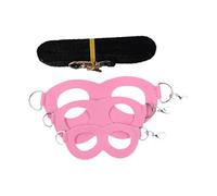 B Baosity 3 Piezas Arnés para Hámster Chaleco con Correa para Animales Pequeños Arnés de para Azúcar Glider Cuerda en PU Diseño Confortable Y, Rosa
