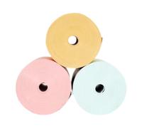 B Baosity 3 Piezas Papel para Impresora Rollo de Pegatina Térmica Papel para Mini Impresora Etiqueta Resistente al Agua Adecuado para Aprendizaje Registro de, Color Térmico 3uds