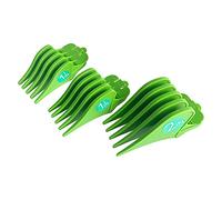 B Baosity 3 Piezas Peine Guía para Recortadora de Barba Accesorio Protector Limitador de Cortapelos Herramienta de Recambio Adecuado para Peluqueros Y Salon, Verde