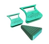 B Baosity 3 Piezas Pinzas para Hackle de Atado de Moscas Abrazadera de Plumas Herramienta de Montaje Compacto Fácil de Manejar Material PETG PP Adecuado para PE, Verde