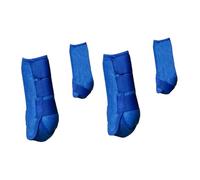 B Baosity 4 Piezas Botas para Caballo Accesorios Ecuestres Neopreno Soporte Protector de Tendón Reutilizable Adecuadas para Entrenamiento, Azul