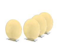 B Baosity 4 Piezas Placas de Acrílico Carteles con Bases Números de Mesa Modernos Accesorios Decorativos para Bodas Fiestas Recepciones Bar Ceremonias Aniversar, Estilo redondo, Tarjetas 12,3 cm