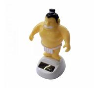 B Baosity 5 Figuras Solares de Luchadores de Sumo, Cabezones de Luchadores de Sumo con Movimiento Automático, Regalo Divertido, Adorno para El Salpicad, 3 Piezas