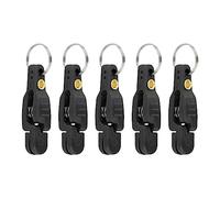 B Baosity 5 Piezas Clips de Liberación Rápida para Pesca con Mecanismo de Tensión Regulable Soporte para Línea de Pesca Accesorio para Tablero Y Li, Negro