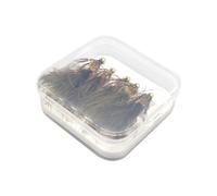 B Baosity 5 Piezas Señuelo Pesca Mosca Conjunto con Moscas Vibrantes Anzuelos Fuertes Caja Organizada y Equipo para Trucha Adecuado para Regalo Pesca en, Marron Oscuro