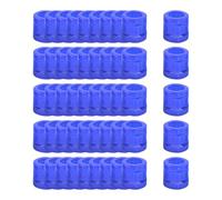 B Baosity 50 Piezas Aros para Patas de Ave Anillo Identificador de Pata Clip para Pollo Banda Abierta Reutilizable Material PP Adecuado para Monitoreo Avícola E, Azul
