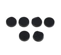 B Baosity 6X Silicona Thumb Grip Analog Stick Cap para Playstation PS PSV1000 2000 - Negro