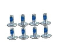 B Baosity 8 Piezas Tornillo para Rueda de Patín Componentes Metálicos de Fijación Accesorios de Mantenimiento Universal para Patinadores Adecuado para Montaje Y, 8pcs M6 10
