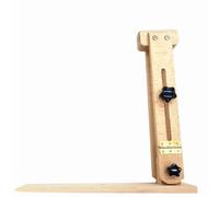 B Baosity Abrazadera de Costura de Madera Soporte Herramienta con Diseño Ajustable y Mordaza con Apriete Seguro y Base Firme Adecuada para Cosido de Cuero