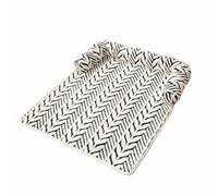 B Baosity Almohadilla Antideslizante para Mascotas Colchoneta Cojín Protector de Sofá Fabricada en Franela Suave con Diseño de Bordes para Soporte Cervical, 80x90x16cm