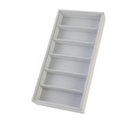 B Baosity Bandeja para Gafas Caja Organizadora de Lentes Bandeja para Joyas Soporte para Gafas Material Espacio Amplio Adecuado para Regalos Colección, Gris, universal