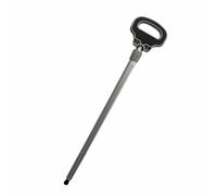 B Baosity Bastón Asiento Plegable Liviano Apoyo para Caminar y Silla Plegable de Cómodo Superficie de Asiento Tipo Cuero y Mango Firme Fabricado en Aluminio y
