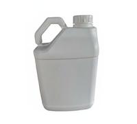 B Baosity Bidón de Almacenamiento Químico Depósito Recipiente Contenedor Fabricado en Plástico HDPE Resistente con Tapa Antiderrames Boca Ancha Nivel Visible, Blanco, 5L F