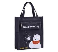 B Baosity Bolso Infantil Bolso de Hombro Mochila para Niños Bolsa de Mano Oxford Impermeable Diseño 3D Apto para Uso Escolar Salidas Compras Actividades, Oso Lindo