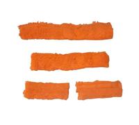 B Baosity Caballo Conjunto de Fundas para Halter Cubiertas Almohadilladas Protector Tubo Accesorios de Material de Felpa Adecuado, Naranja