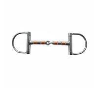 B Baosity Caballo Diseño D-Loop Brida Barra Rodillos Cobre Acero Inoxidable Soporte Lateral Estabilidad Adecuado para Entrenamiento y Rutas 125mm