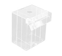 B Baosity Caja Criadora para Acuario Caja de Cría Aisladora Separadora para Peces con Panel de Circulación Y Diseño Flotante de Doble Capa en PC Resi, Claro