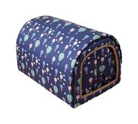 B Baosity Cama Cueva para Gatos, Tienda de Campaña para Mascotas, Caseta Portátil Resistente a La Intemperie, Caseta para Perros de 2 Maneras de Dormir, para Pa, Globo 40x35x35cm