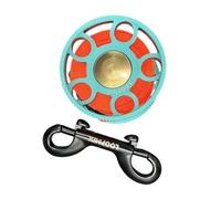 B Baosity Carrete de Buceo Portátil con Carrete de Aleación de Aluminio Robusta Liberación Eficiente y Suave Adecuado para Espeleobuceo Navegación, Azul